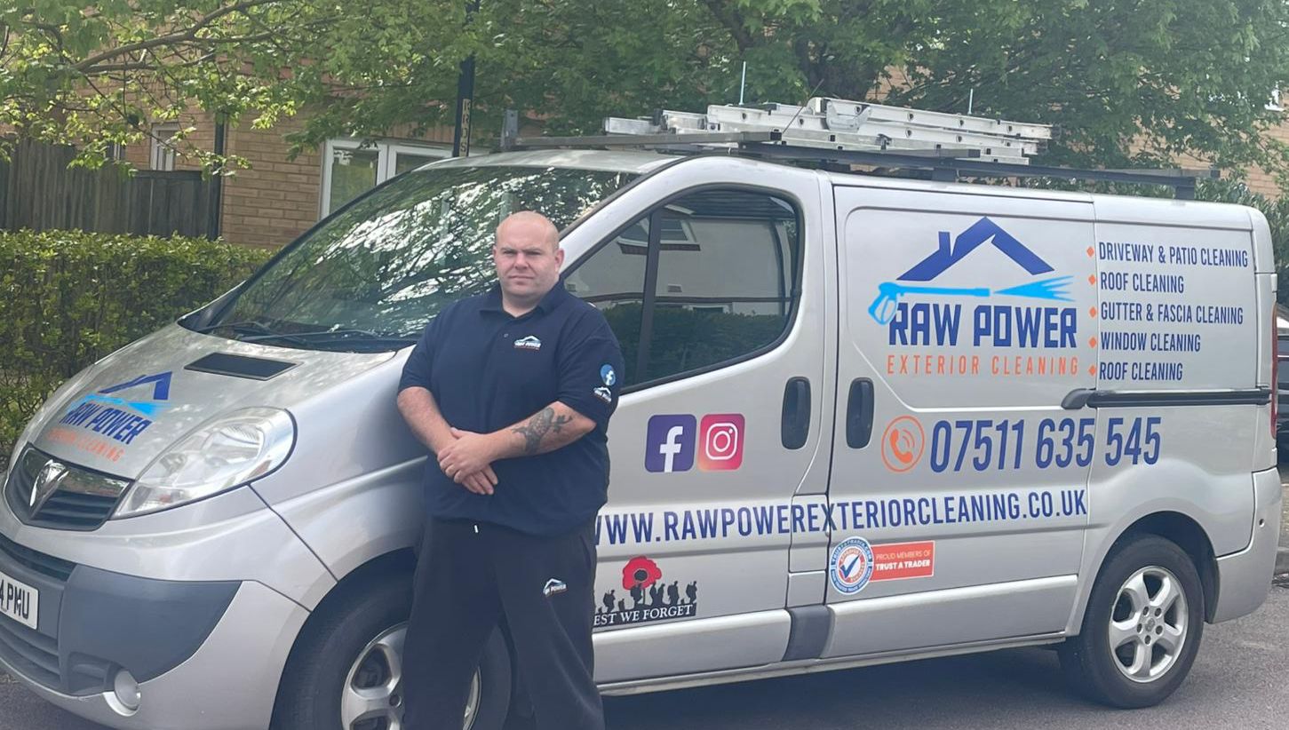 James Morris, owner of Raw Power Exterior Cleaning