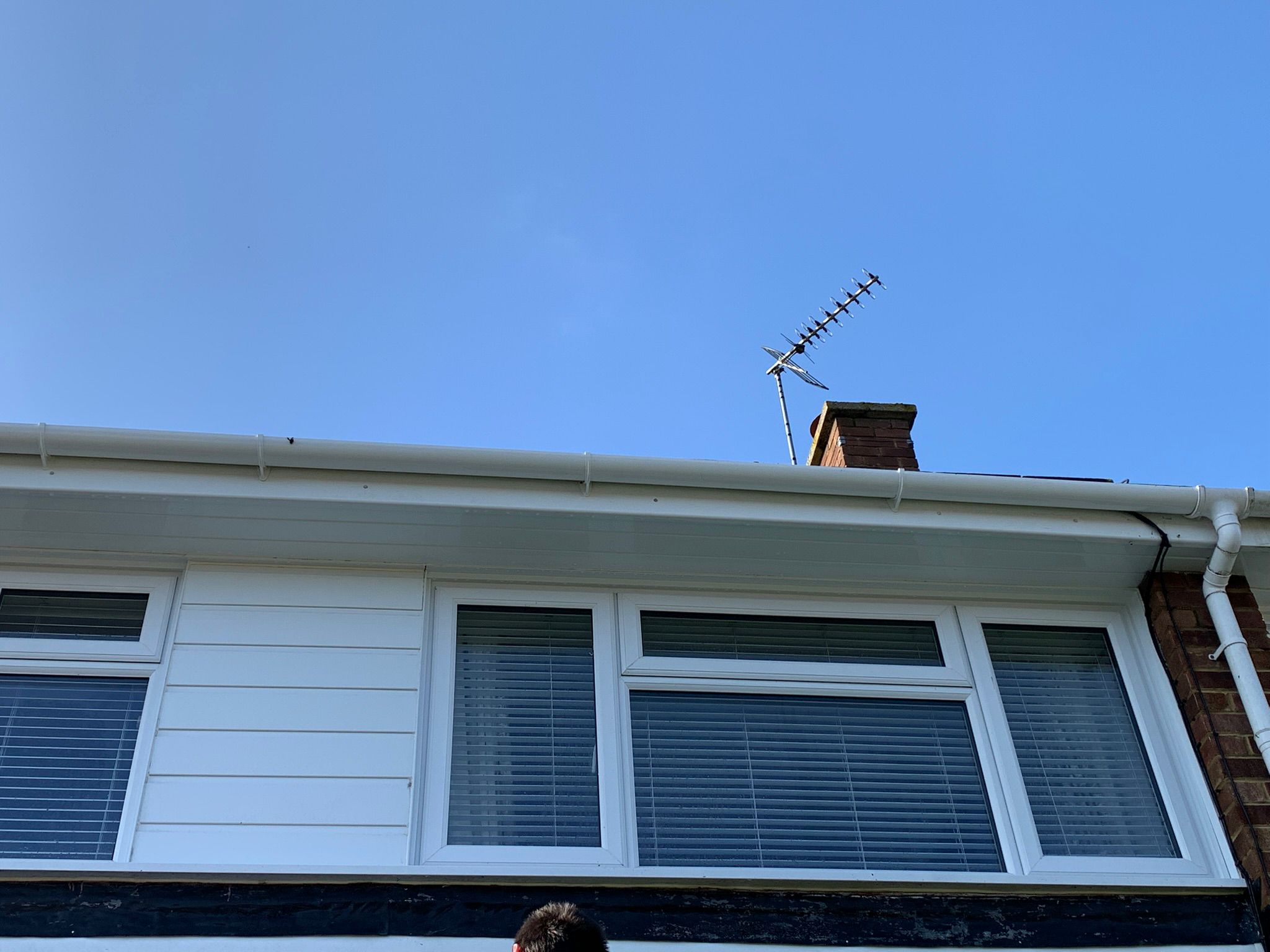 Gutters & Fascias before treatment, Raw Power Exterior Cleaning